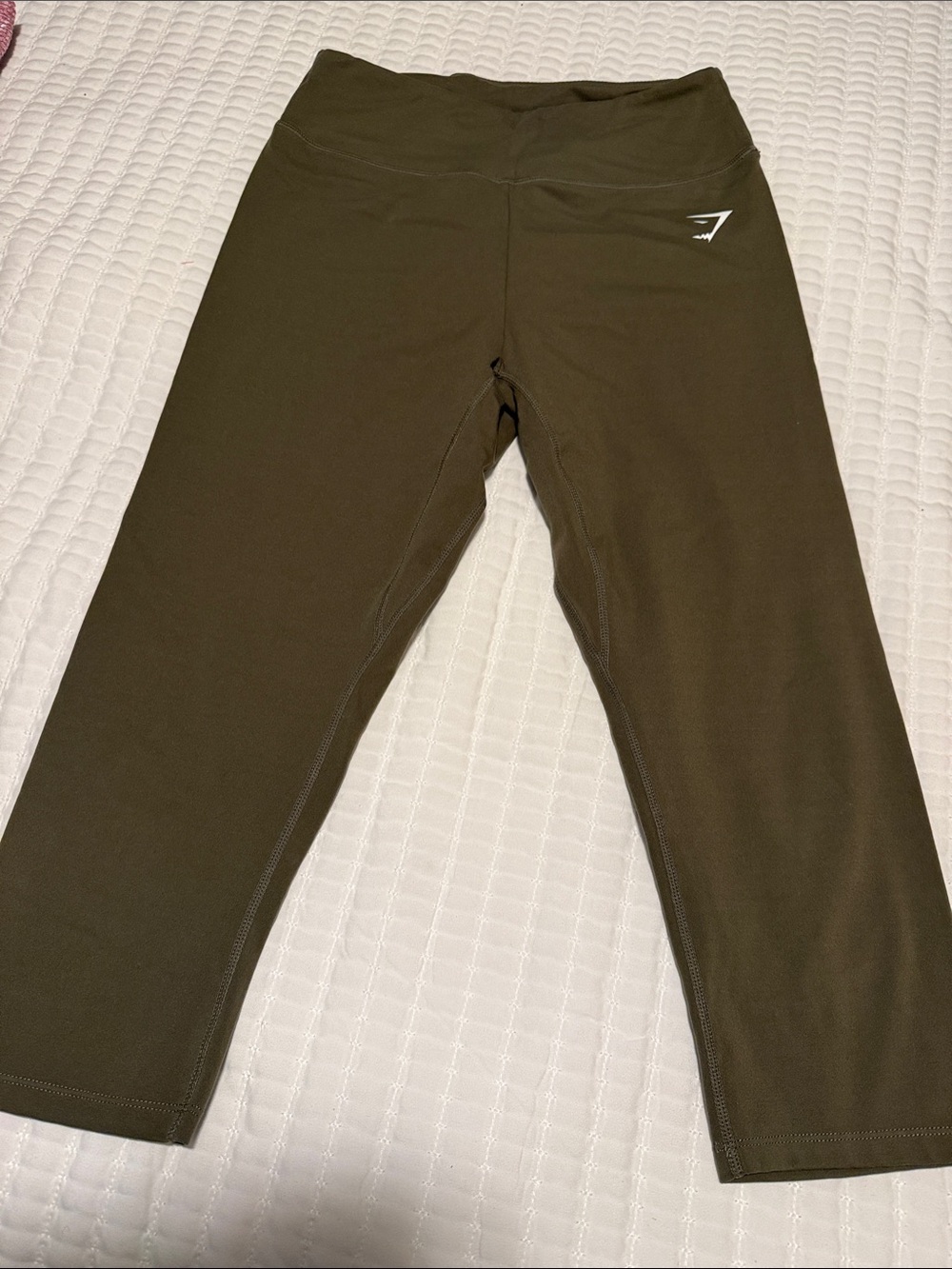 Gymshark Olive Green High-Waist Leggings